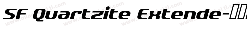 SF Quartzite Extende字体转换
